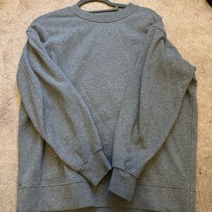 Grey lululemon perfectly oversized crew